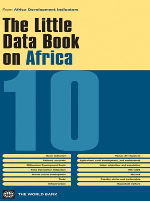 cover image of The Little Data Book on Africa 2010